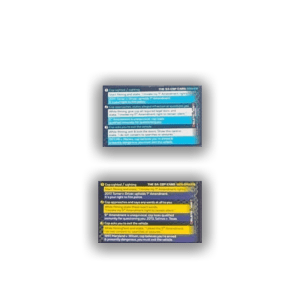 Alternative view of 2 FIFTH AMENDMENT AUTO PLAQUE PLUS 2 COP CARDS