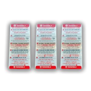 3 FIFTH AMENDMENT AUTO PLAQUE