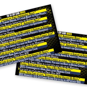 Printable COP CARDS