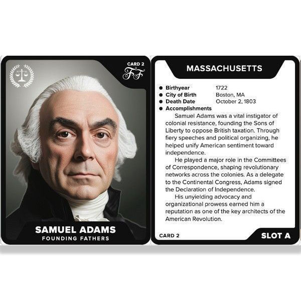 FOUNDING FATHERS, PDF CARDS