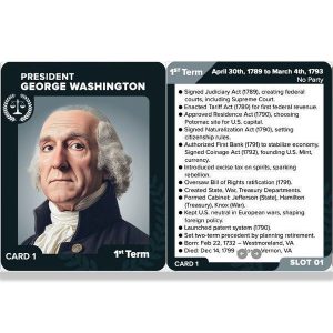 PRESIDENTS OF THE UNITED STATES, PDF CARDS