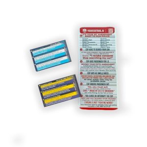 1 FIFTH AMENDMENT AUTO PLAQUE PLUS 2 COP CARDS
